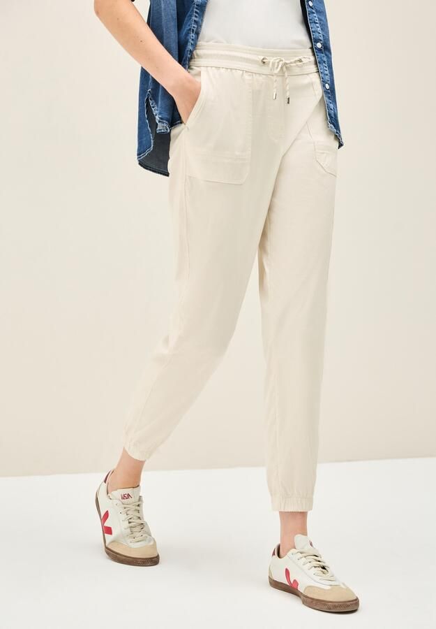 Cecil Cargobroek Stijl Tracey met elastische band met rijgkoord - Foto 6