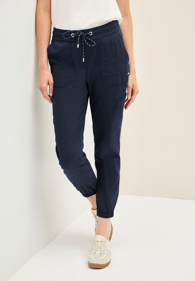 Cecil Cargobroek Stijl Tracey met elastische band met rijgkoord - Foto 6