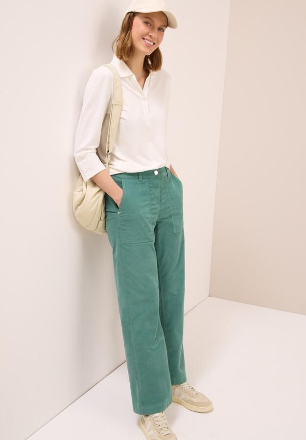 Cecil Cordbroek Style Neele Wide Leg High Waist