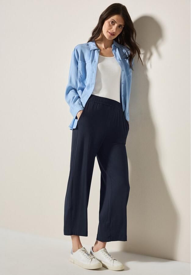 Cecil Culotte Style Neele Zomerbroek zachte viscosemix met stretch aandeel - Foto 2