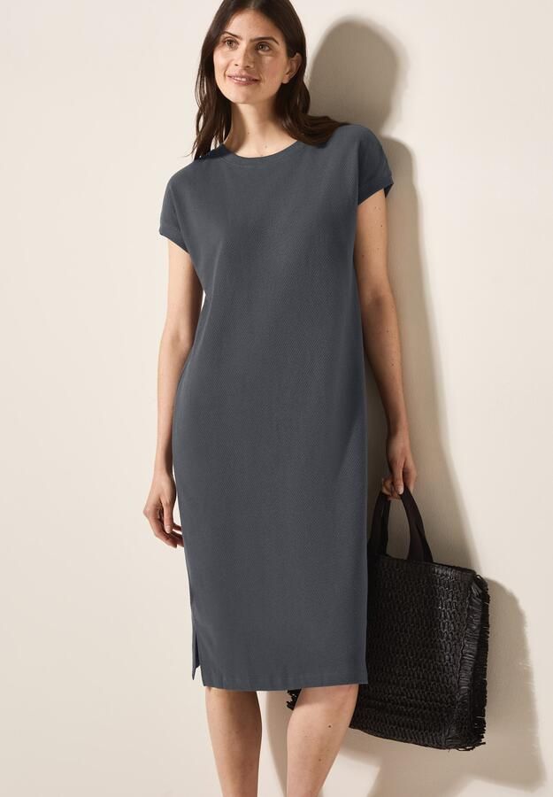 Cecil Gebreide jurk in structuuroptica - Foto 5