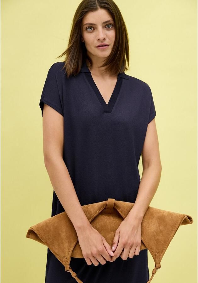 Cecil Gebreide jurk met overhemdkraag - Foto 2