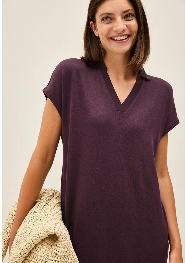 Cecil Gebreide jurk met overhemdkraag