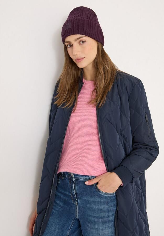 Cecil Gebreide muts Beanie in uni kleur - Foto 5