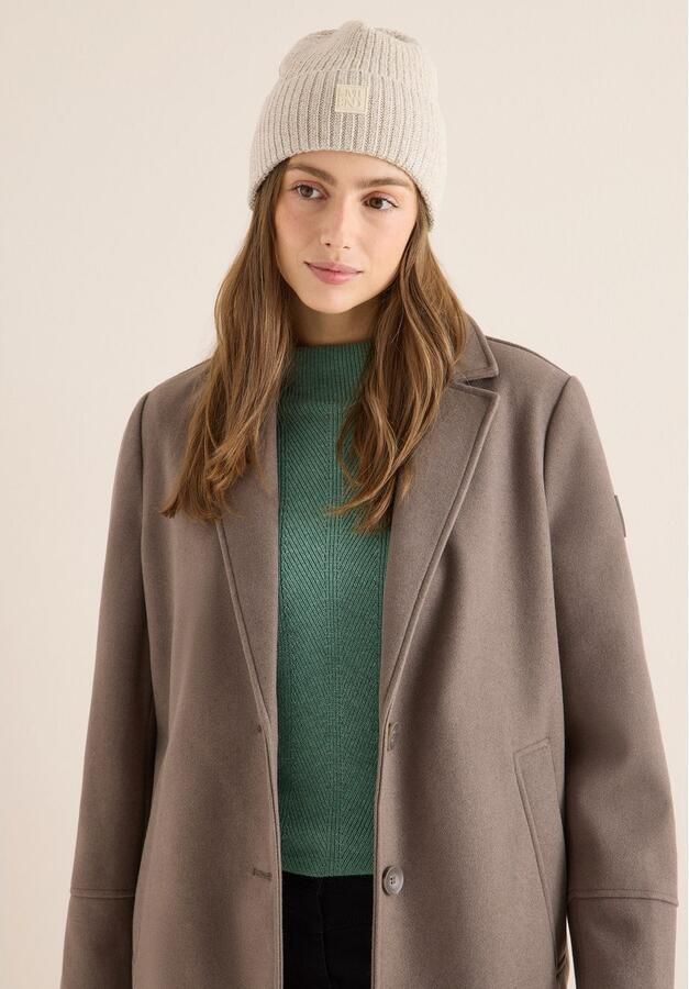 Cecil Gebreide muts Beanie in uni kleur - Foto 4