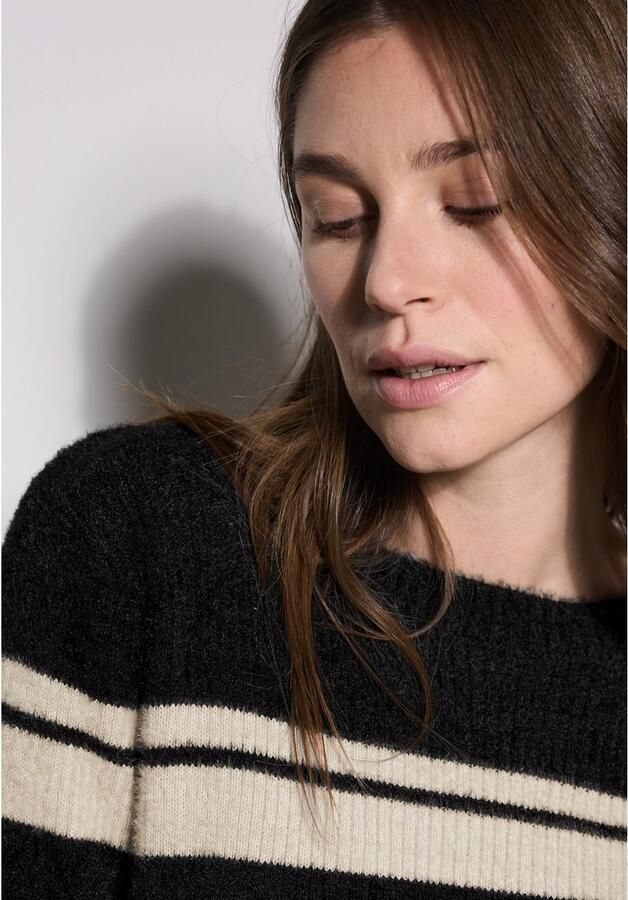 Cecil Gebreide trui in knuffelige kwaliteit en klassiek streeppatroon - Foto 2