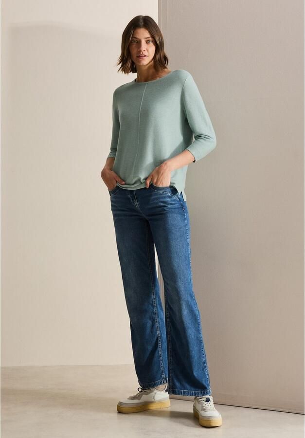 Cecil Gebreide trui met 3 4-mouwen en ronde hals - Foto 4