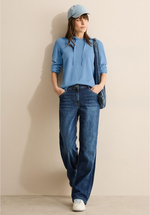 Cecil Gebreide trui met capuchon en rijgkoord - Foto 5