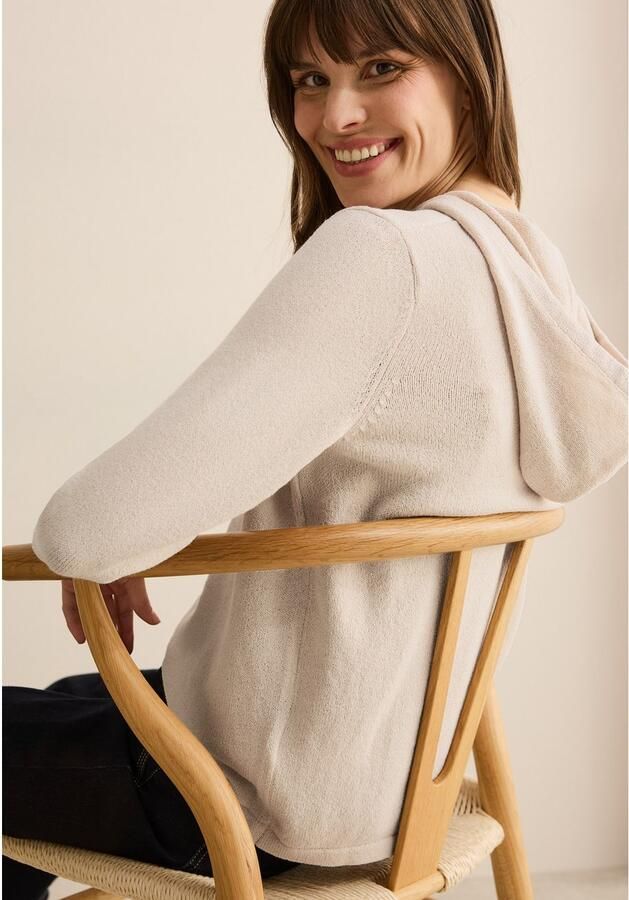 Cecil Gebreide trui met capuchon en rijgkoord - Foto 2