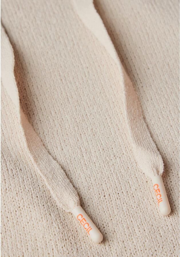 Cecil Gebreide trui met capuchon en rijgkoord - Foto 3