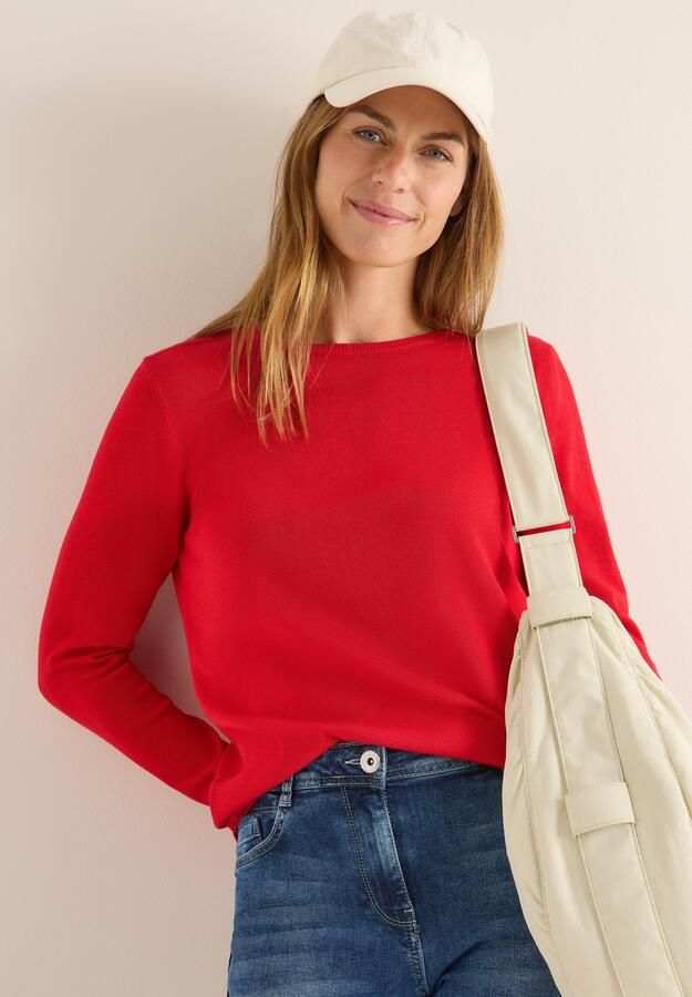 Cecil Gebreide trui met fijn detail op de schouder en viscose-gehalte - Foto 5