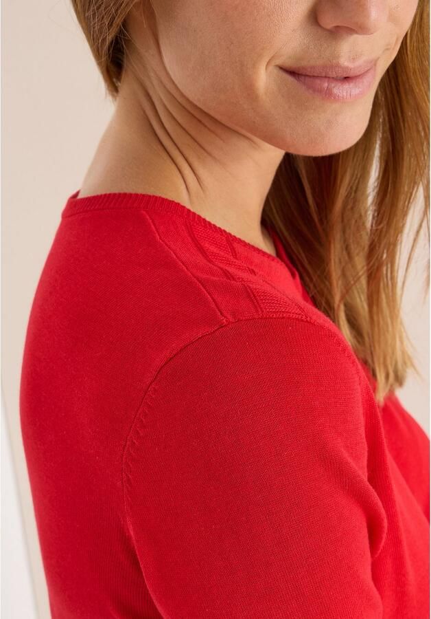 Cecil Gebreide trui met fijn detail op de schouder en viscose-gehalte - Foto 2