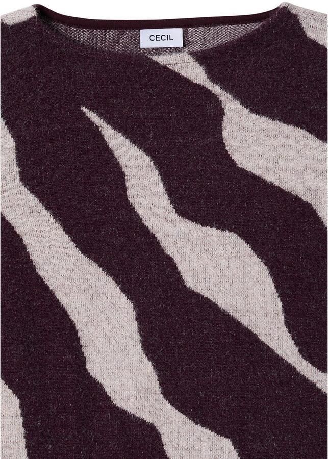 Cecil Gebreide trui met grafisch patroon en in veergaren-kwaliteit - Foto 2