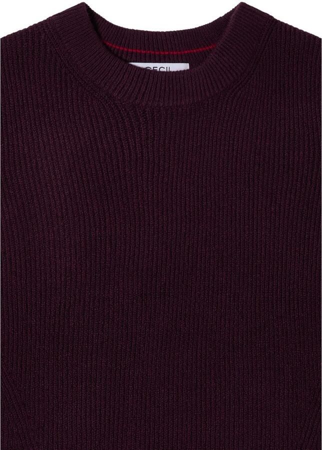 Cecil Gebreide trui met structuurdetails