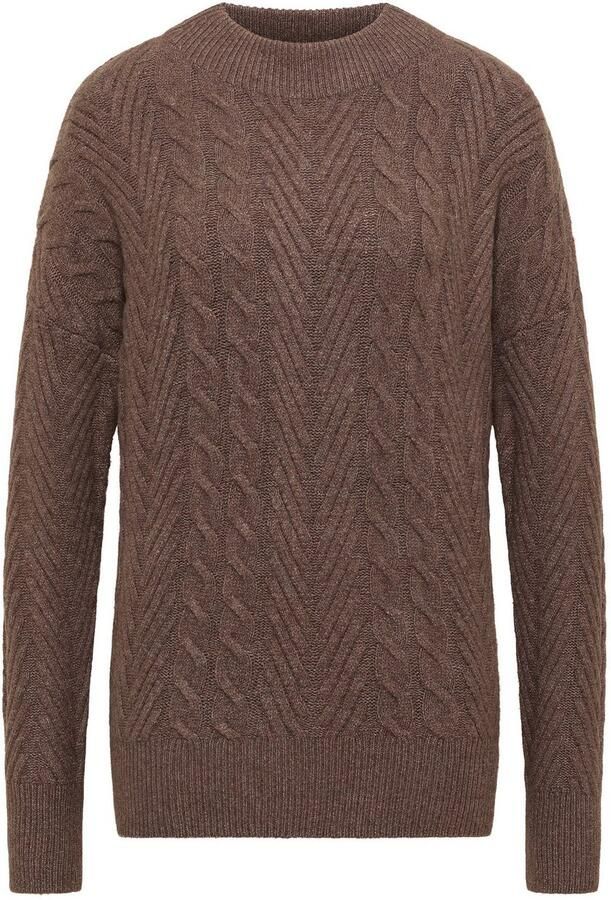 Cecil Gebreide trui met turtle neck kabelpatroon - Foto 6