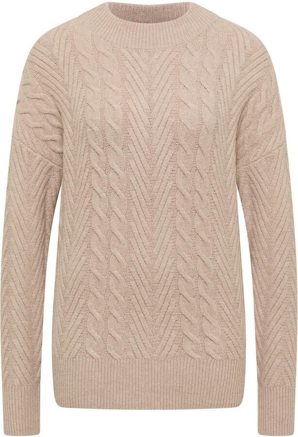 Cecil Gebreide trui met turtle neck kabelpatroon - Foto 6