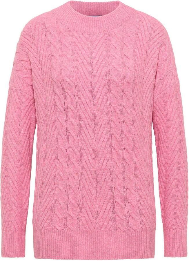 Cecil Gebreide trui met turtle neck kabelpatroon