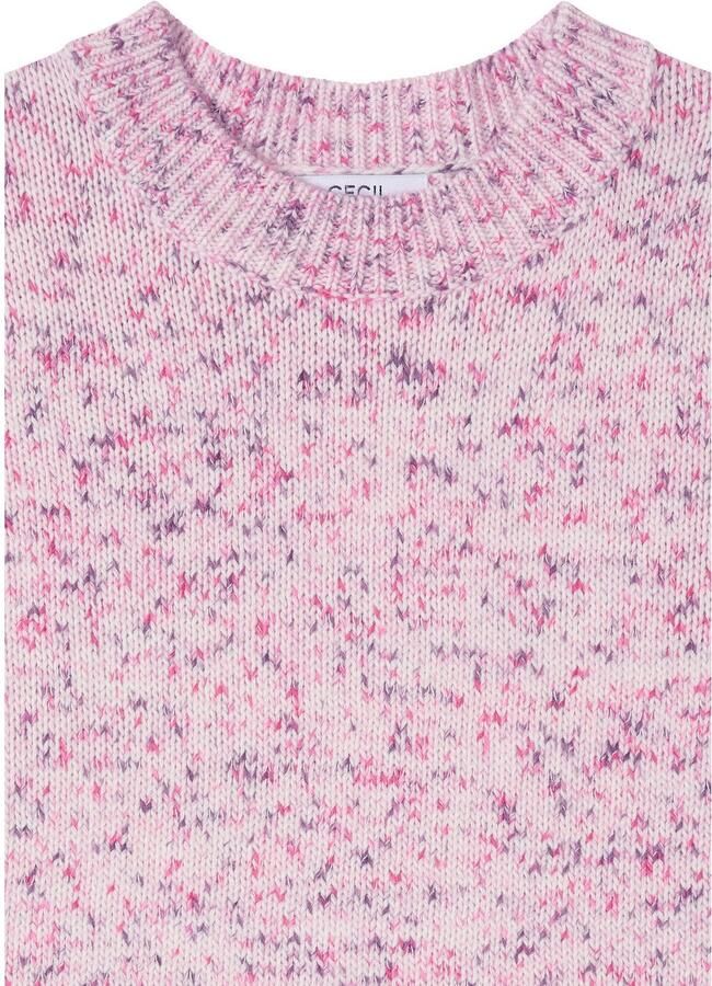 Cecil Gebreide trui Space Dye patroon gemêleerd