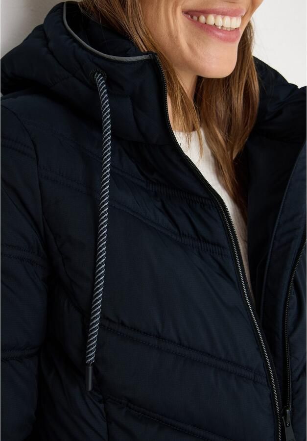 Cecil Gewatteerde jas met een capuchon - Foto 2