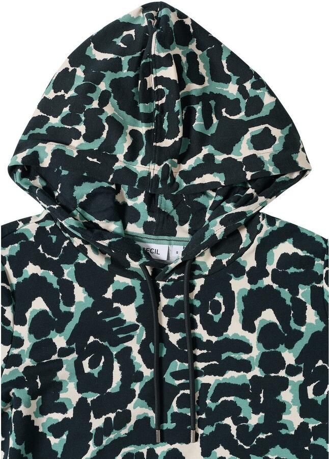 Cecil Hoodie met 3 4 mouw gedessineerd