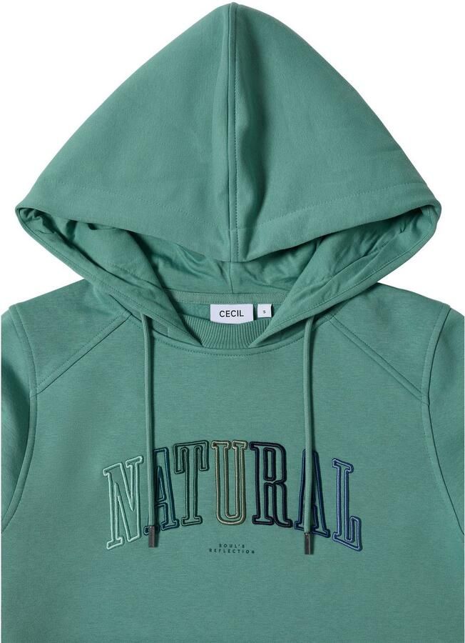 Cecil Hoodie met letter-borduurwerk