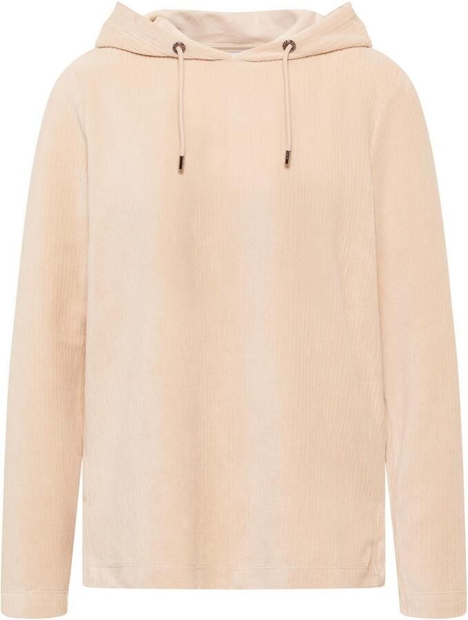 Cecil Hoodie van zacht corduroy en met capuchon