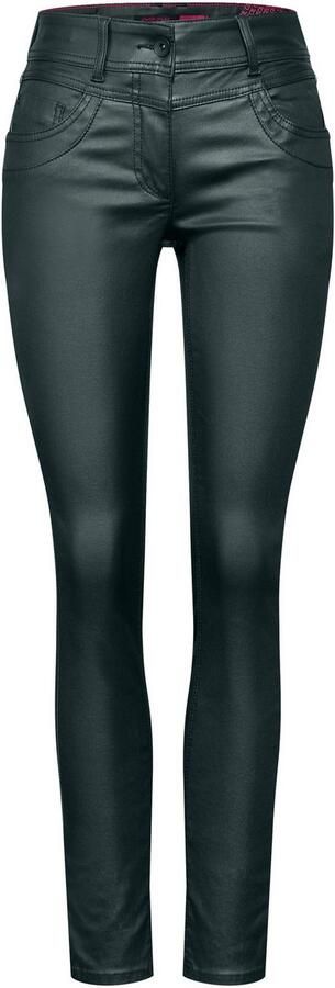 Cecil Imitatieleren broek Scarlett in five-pocketsstijl - Foto 5