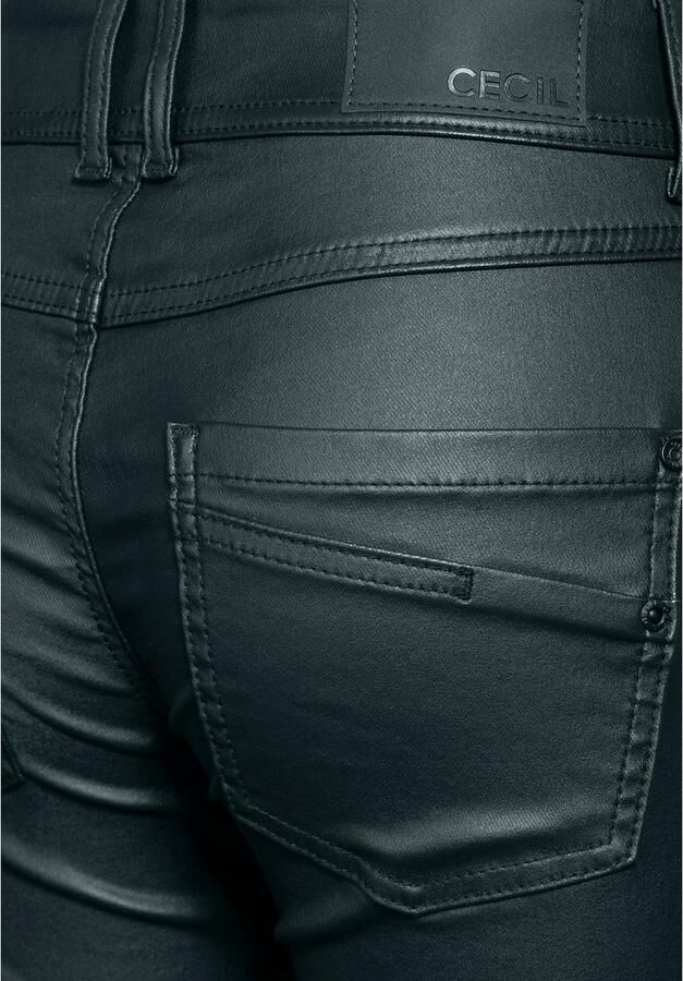 Cecil Imitatieleren broek Scarlett in five-pocketsstijl - Foto 4