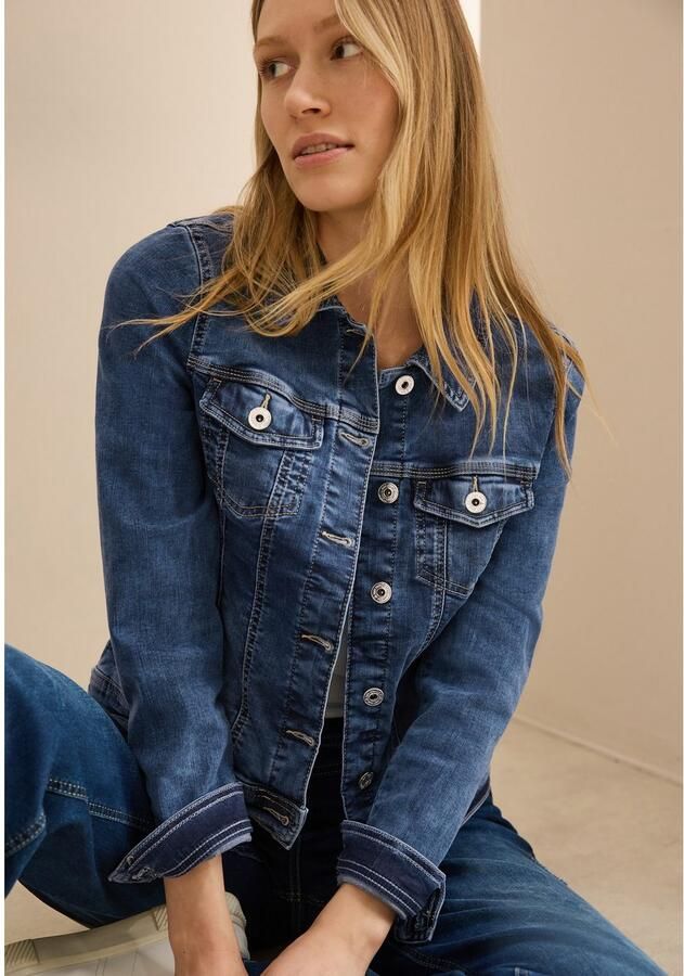 Cecil Jeansjack met borstzakken - Foto 2
