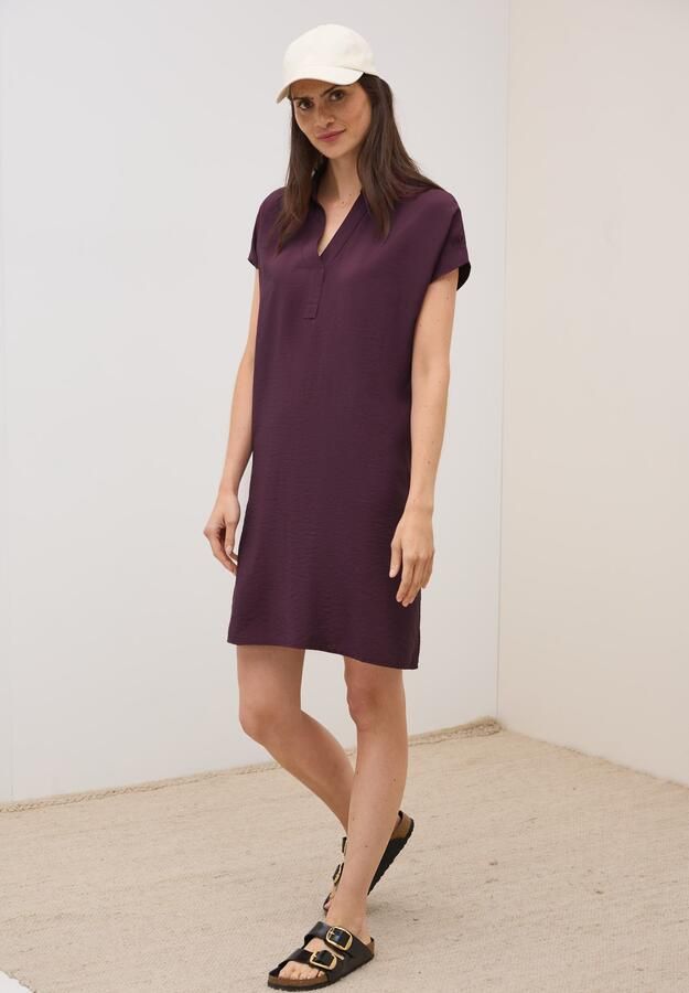 Cecil Jurk met overhemdkraag Zomerjurk in fijne structuurkwaliteit - Foto 5