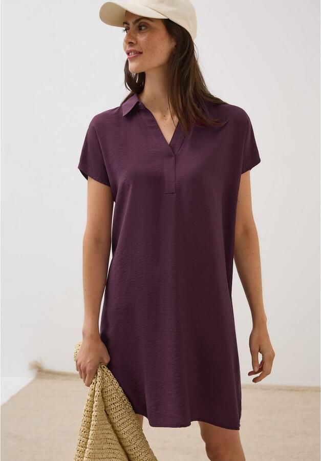 Cecil Jurk met overhemdkraag Zomerjurk in fijne structuurkwaliteit - Foto 3