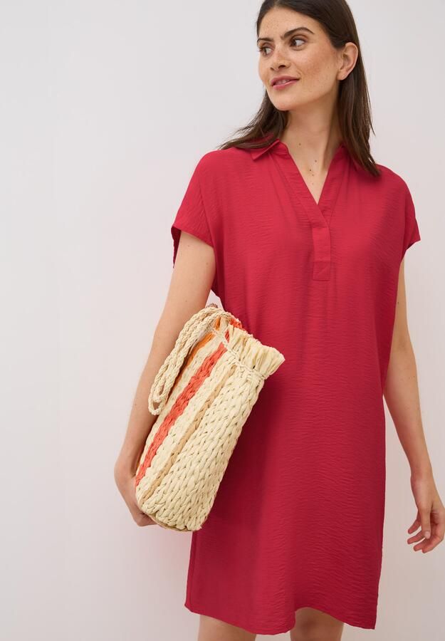 Cecil Jurk met overhemdkraag Zomerjurk in fijne structuurkwaliteit - Foto 5