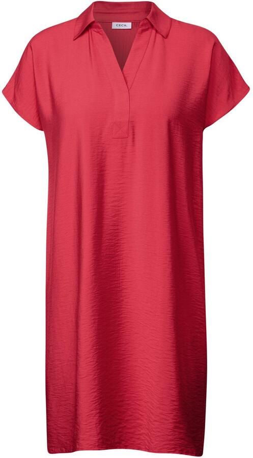 Cecil Jurk met overhemdkraag Zomerjurk in fijne structuurkwaliteit - Foto 4