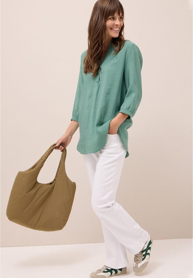 Cecil Klassieke blouse met een afgeronde zoom - Foto 5