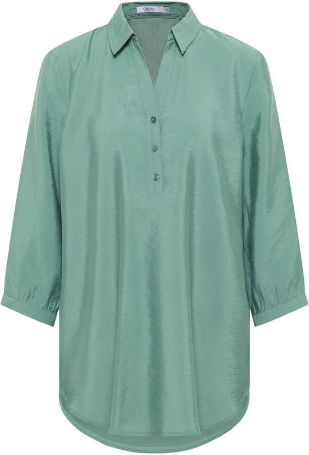 Cecil Klassieke blouse met een afgeronde zoom - Foto 6