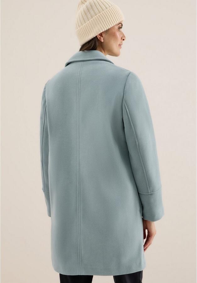 Cecil Korte jas in wol-look