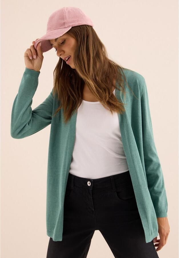 Cecil Lang vest zachte katoenmix - Foto 3