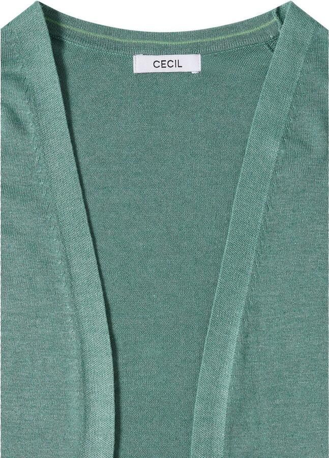 Cecil Lang vest zachte katoenmix