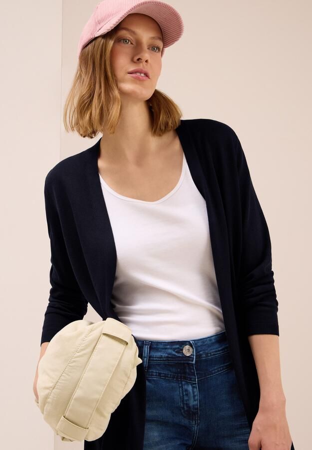 Cecil Lang vest zachte katoenmix - Foto 7