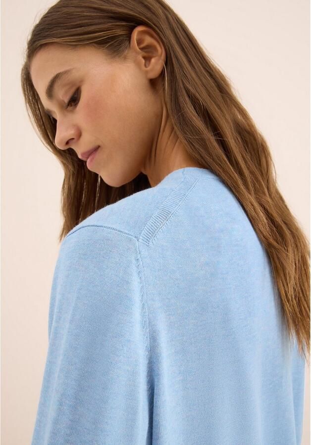 Cecil Lang vest zachte katoenmix - Foto 2