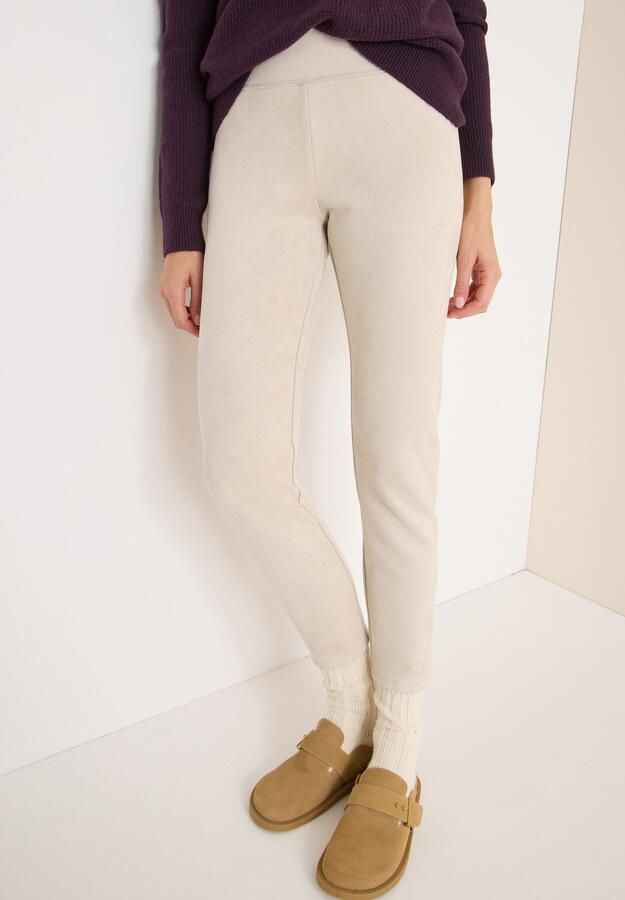 Cecil Legging Veloursleggings met elastische band - Foto 5