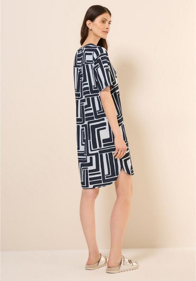 Cecil Midi-jurk 3 4-mouw met grafisch patroon - Foto 3