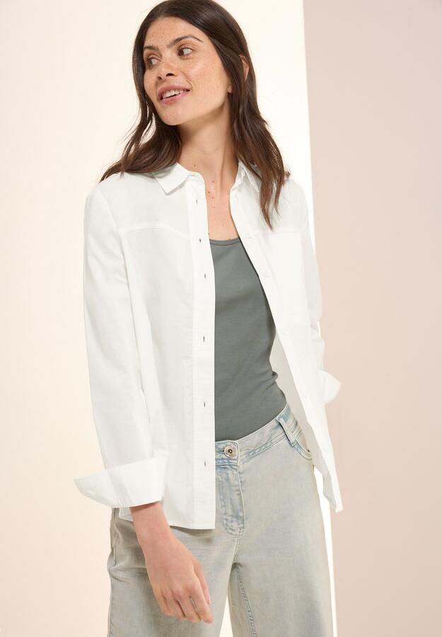 Cecil Overhemdblouse met borstzak - Foto 7