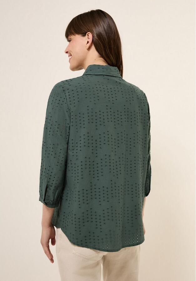 Cecil Overhemdblouse met broderie anglaise - Foto 2