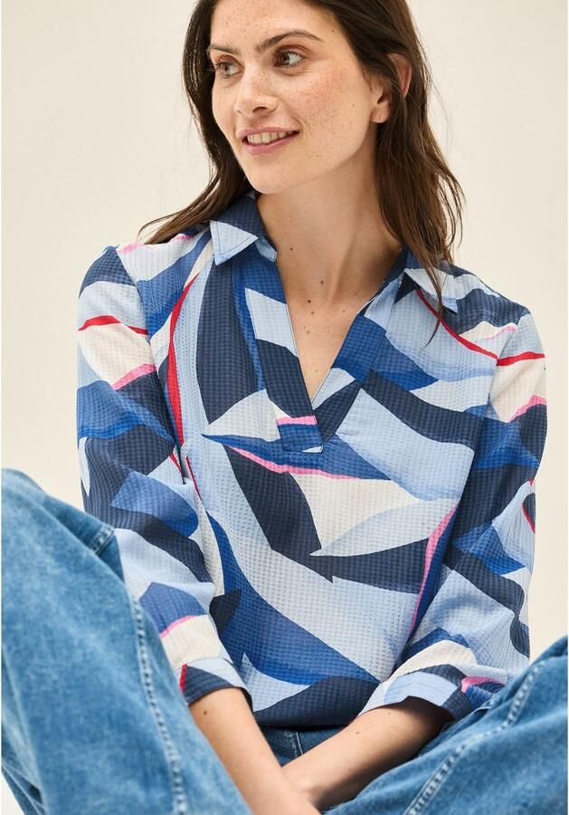 Cecil Overhemdblouse met grafisch patroon - Foto 3