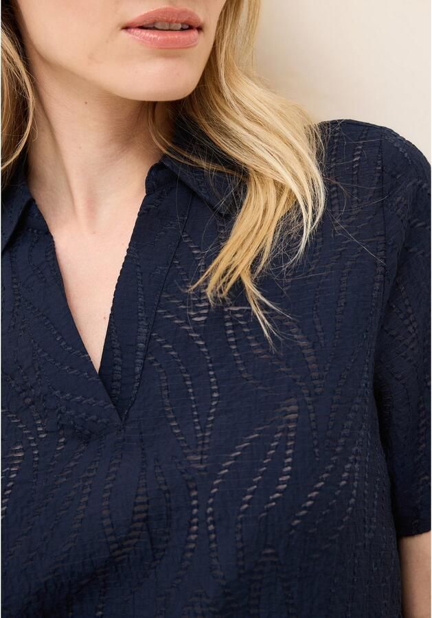 Cecil Overhemdblouse met lichte structuurpatroon - Foto 2