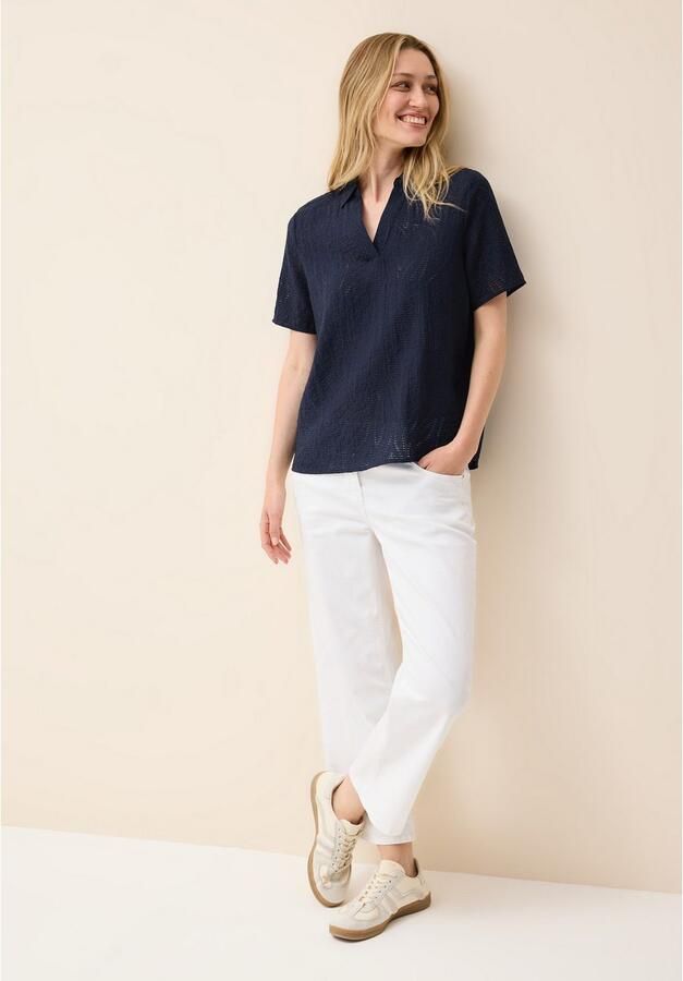 Cecil Overhemdblouse met lichte structuurpatroon - Foto 4