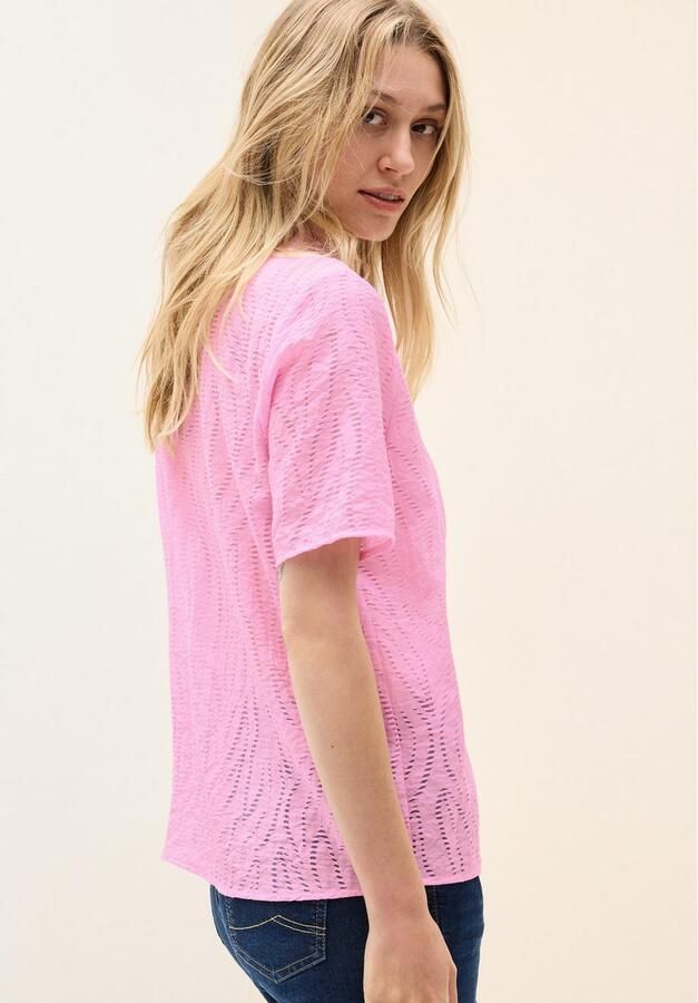 Cecil Overhemdblouse met lichte structuurpatroon - Foto 3