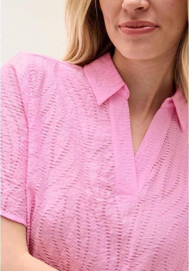 Cecil Overhemdblouse met lichte structuurpatroon - Foto 2