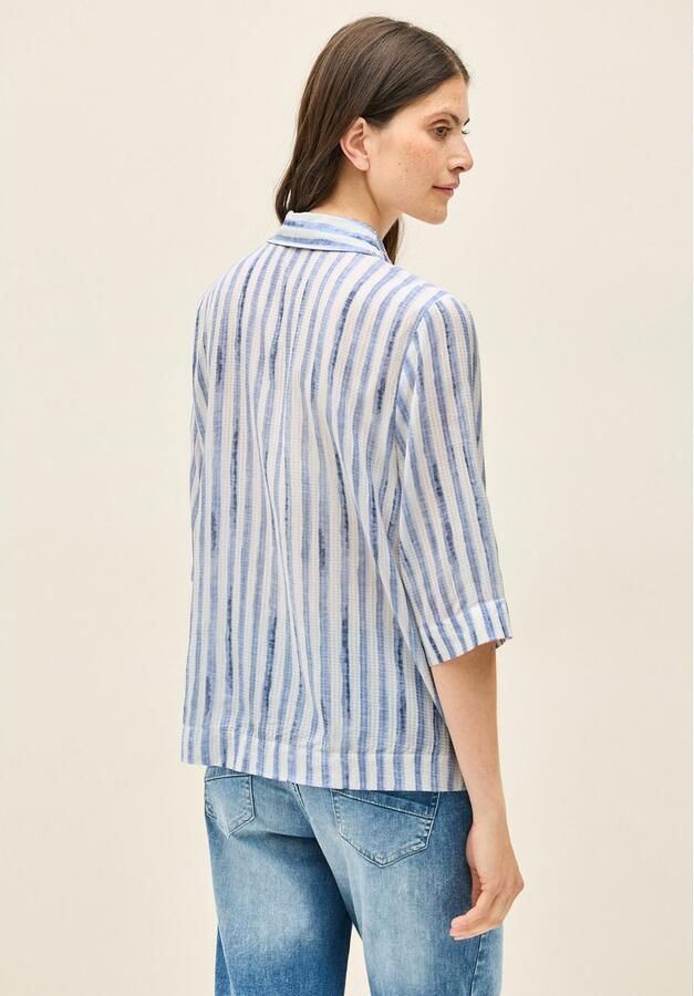 Cecil Overhemdblouse met streepdessin - Foto 3